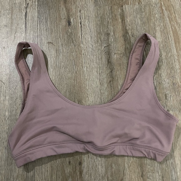 ALO Yoga Dusty Pink Sports Bra - Picture 1 of 2